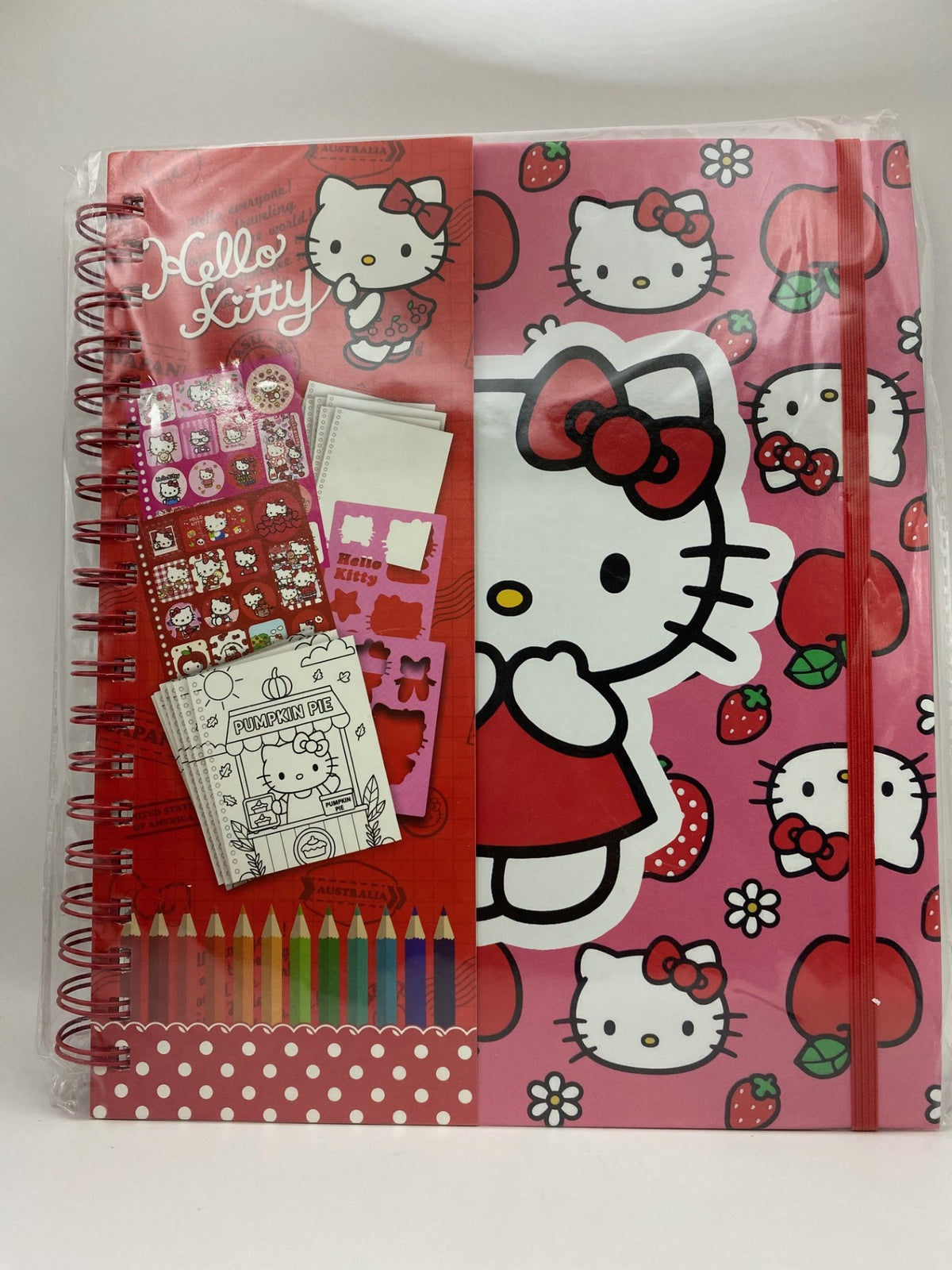 Creative Art Booklet - Hello Kitty (Stationery, Character Stickers, Coloring and Sketching)