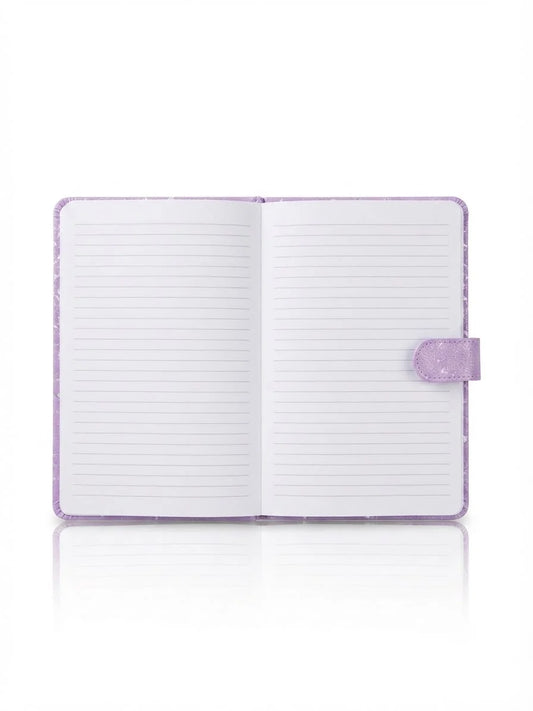 Fancy Notebook with Lock Button - Shake