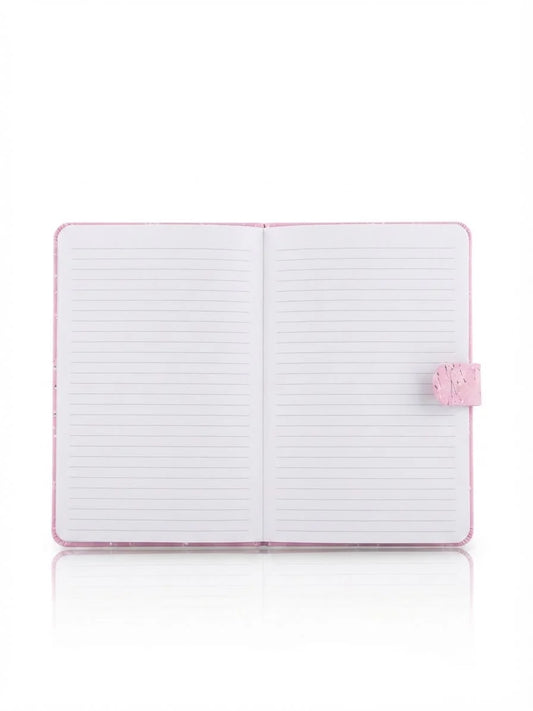 Fancy Notebook with Lock Button - Ice Cream