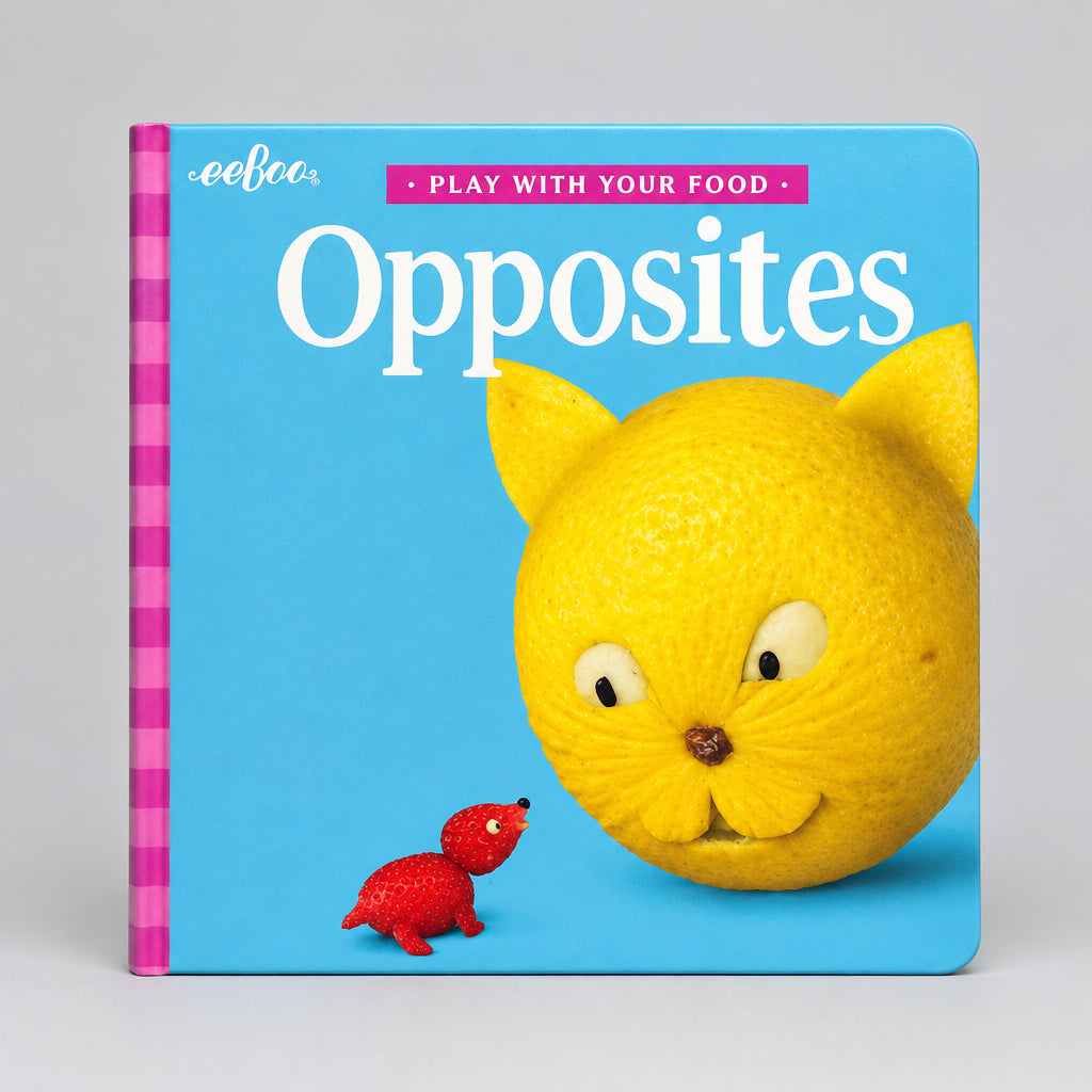 Eeboo Book Opposites, Play With Your Food