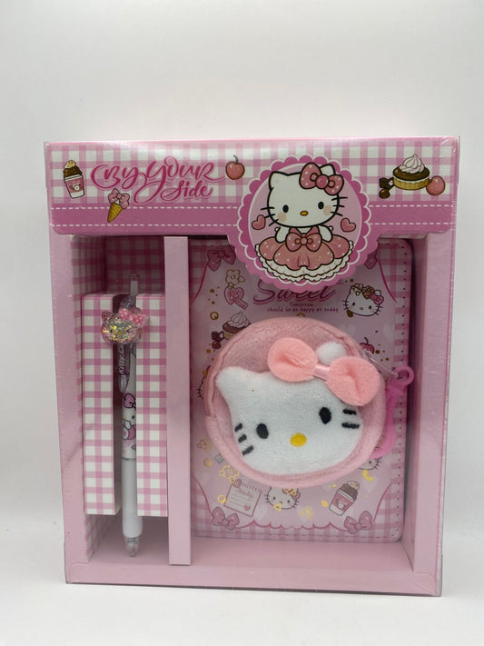 Fancy Character 3D Notebook & Pen Set - Hello Kitty