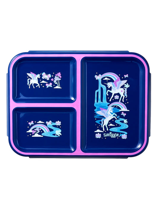 Smiggle Unicorn Boost Trio Lunch Box