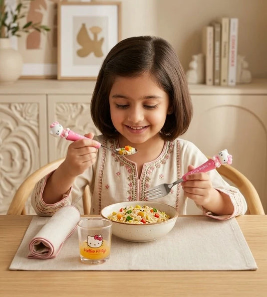 Metal Cutlery Stainless Steel - Hello Kitty