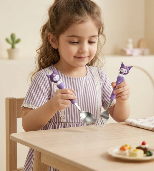 Metal Cutlery Stainless Steel - Kuromi