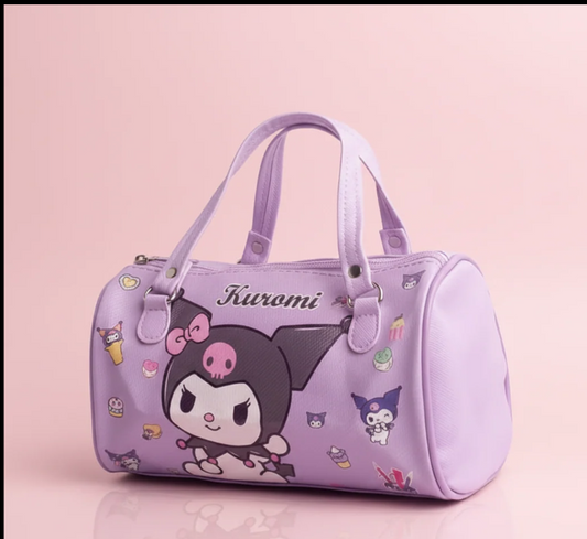 Kids Duffle Travel Picnic Bag - Kuromi