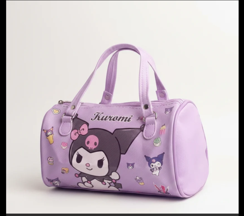 Kids Duffle Travel Picnic Bag - Kuromi