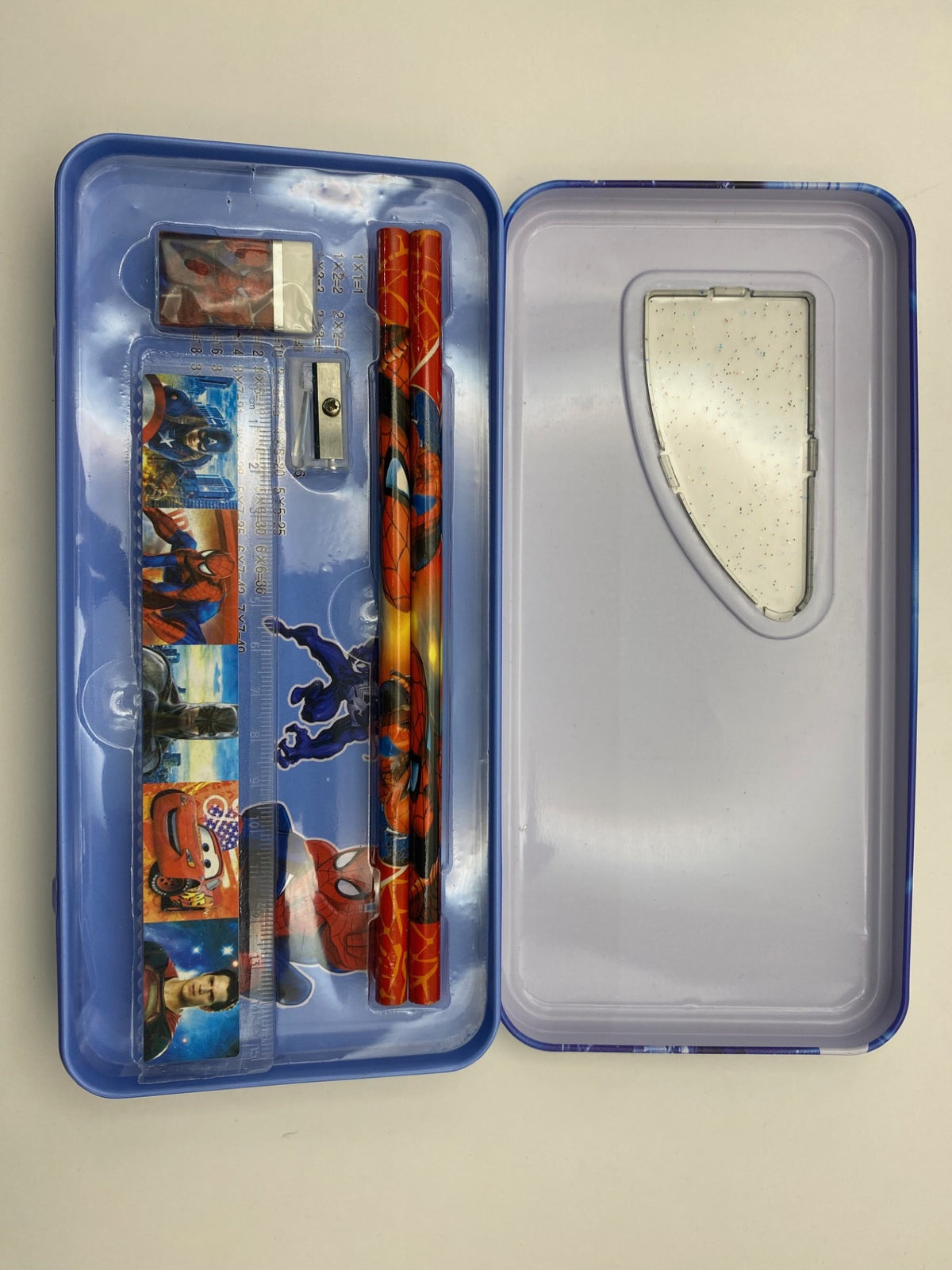Metal Box Stationery Set - Spiderman