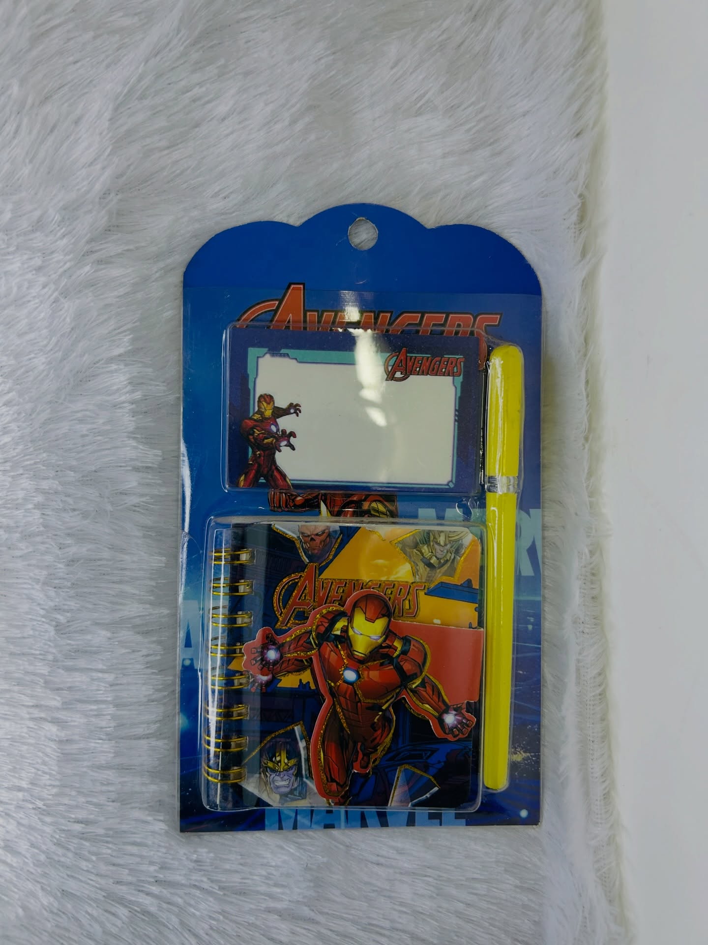 Character Mini Notebook & Sticky Notes Set - Avengers Batman