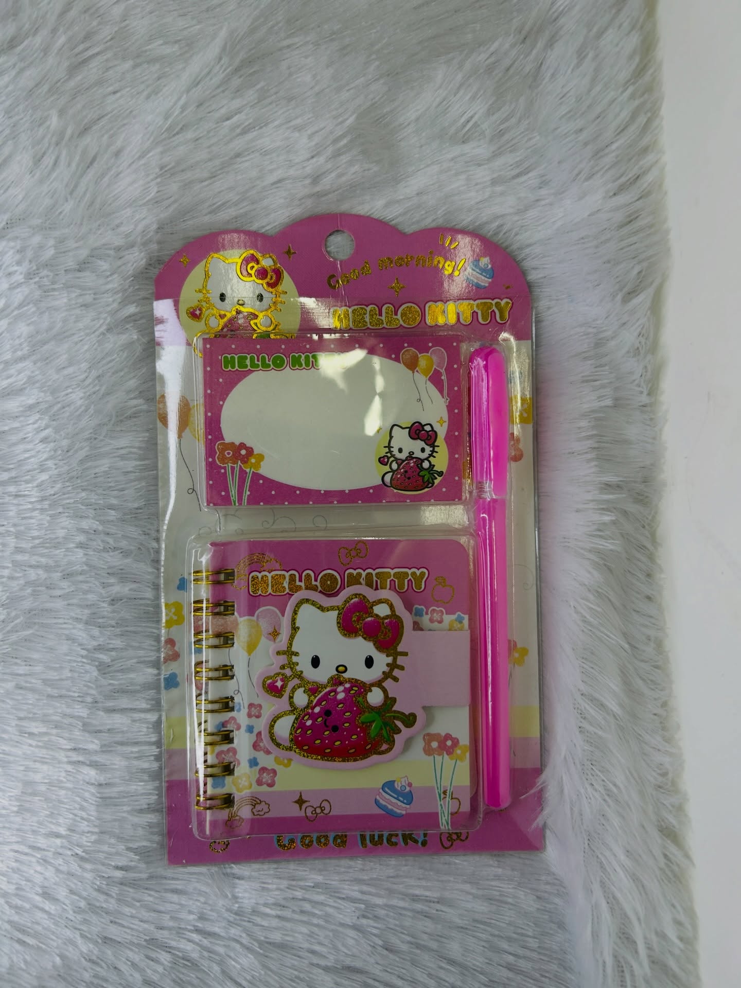 Character Mini Notebook & Sticky Notes Set - Hello Kitty