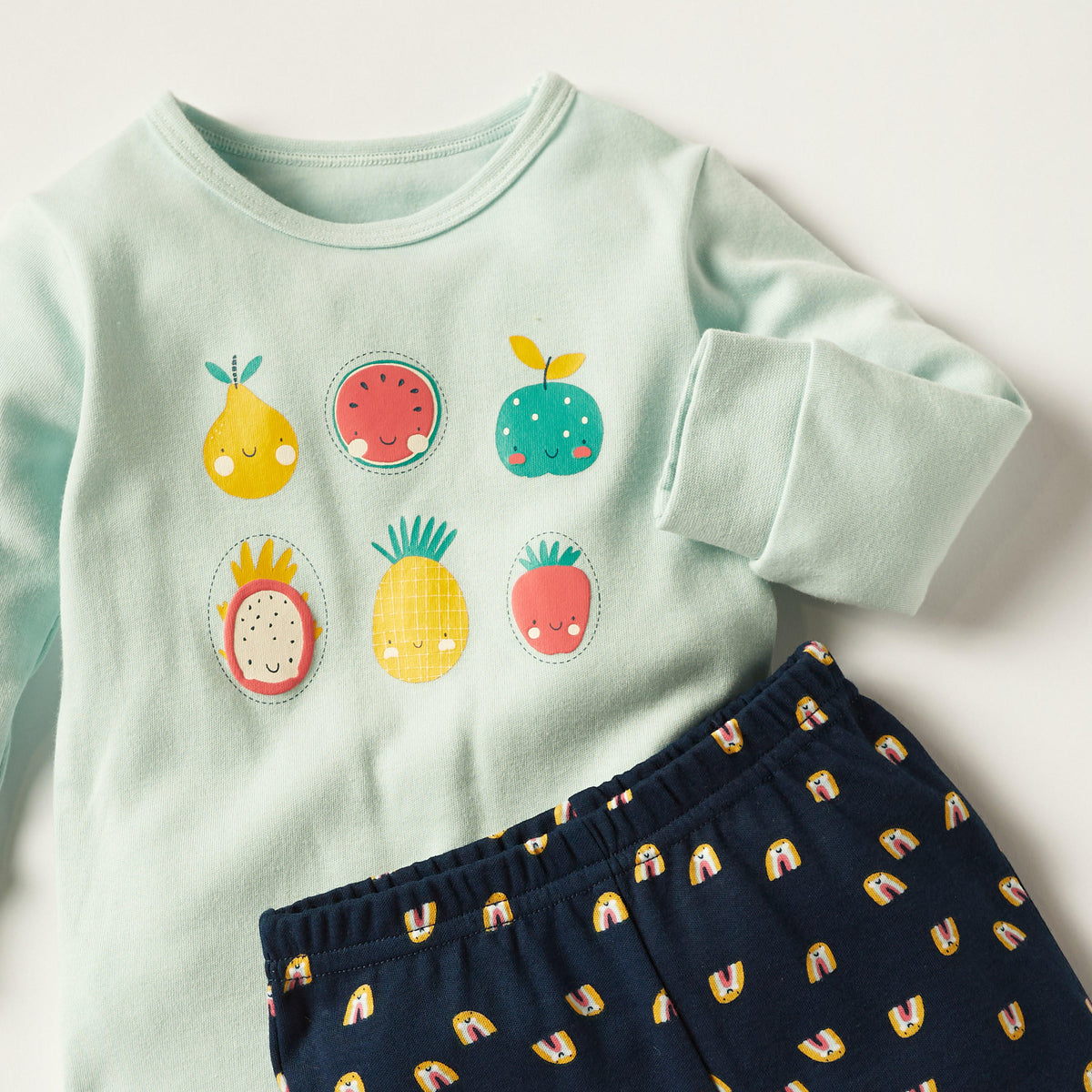 Juniors Shirt and trouser Set - 2 Sets (Fruits) 18-24 M