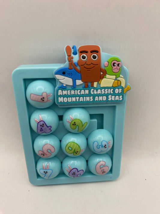 Number Puzzle Pocket Game (Random Color)