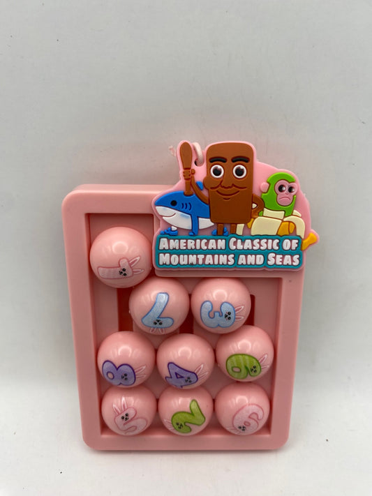 Number Puzzle Pocket Game (Random Color)