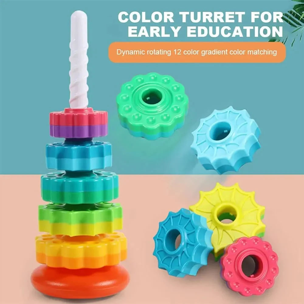Rainbow Tower Spinning Circle (5 Pieces)