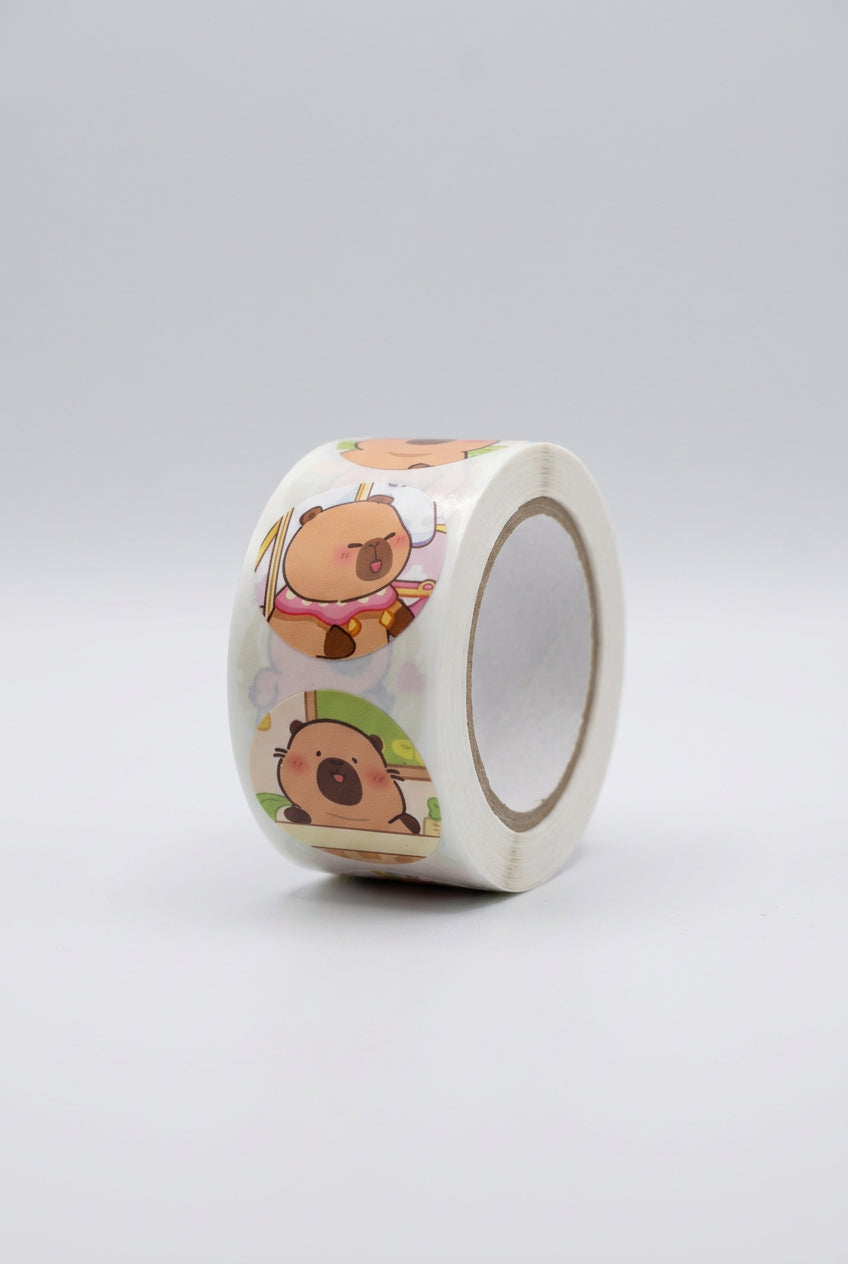 Sealing Sticker Roll - Capybara