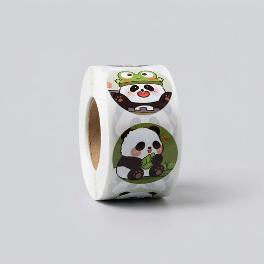 Sealing Sticker Roll - Panda