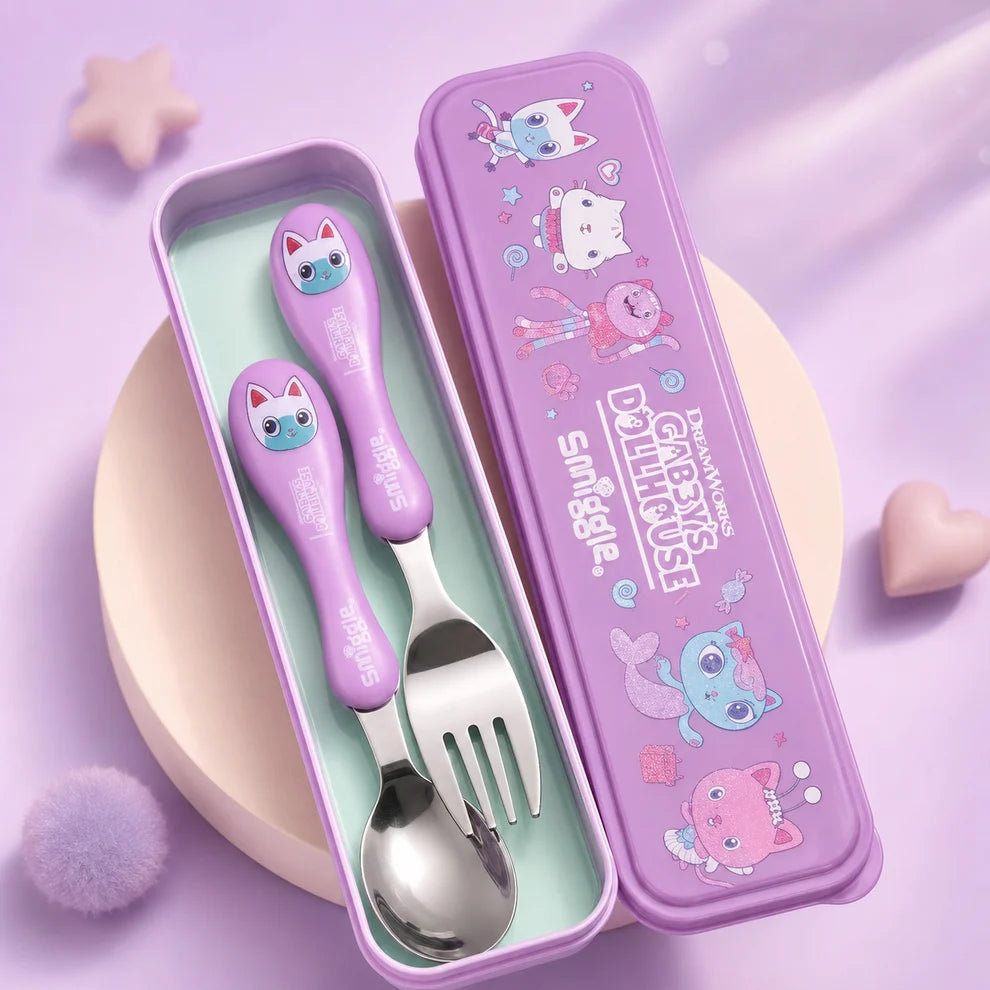 Smiggle Cutlery Set - Gabby Doll
