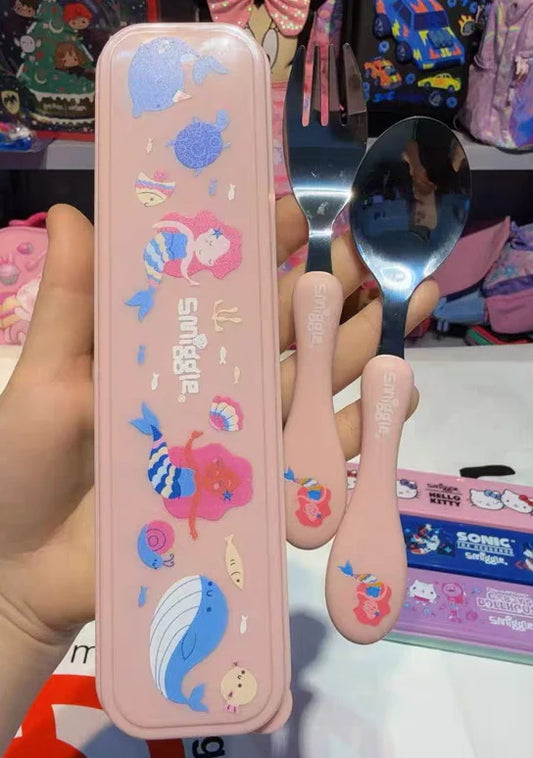 Smiggle Cutlery Set -  Mermaid