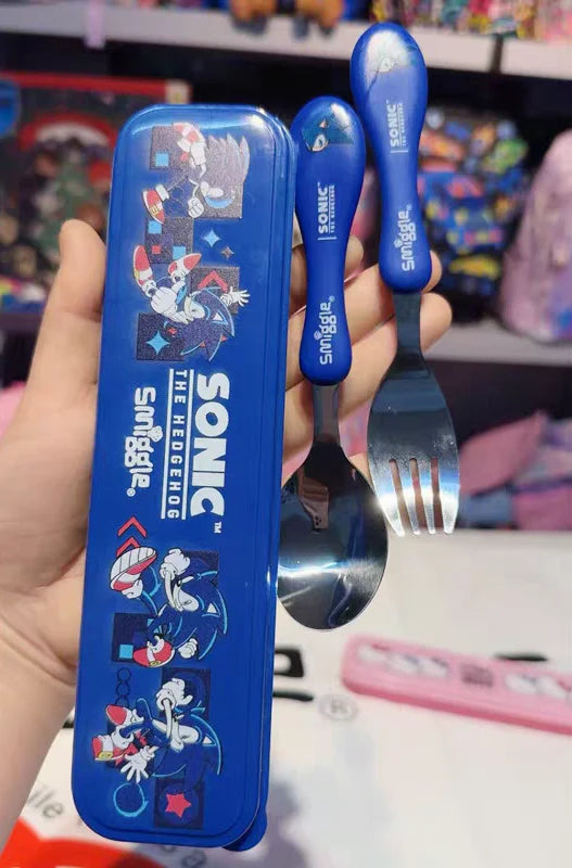 Smiggle Cutlery Set - Sonic