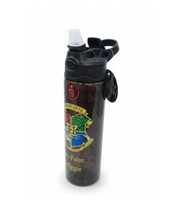 Smiggle Flip Plastic Sipper Water Bottle - BPA Free - 680ML/ 23FL OZ - Harry Potter