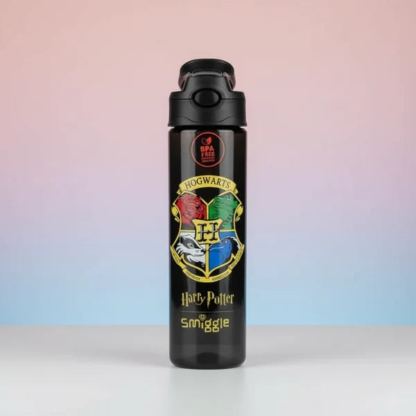 Smiggle Flip Plastic Sipper Water Bottle - BPA Free - 680ML/ 23FL OZ - Harry Potter
