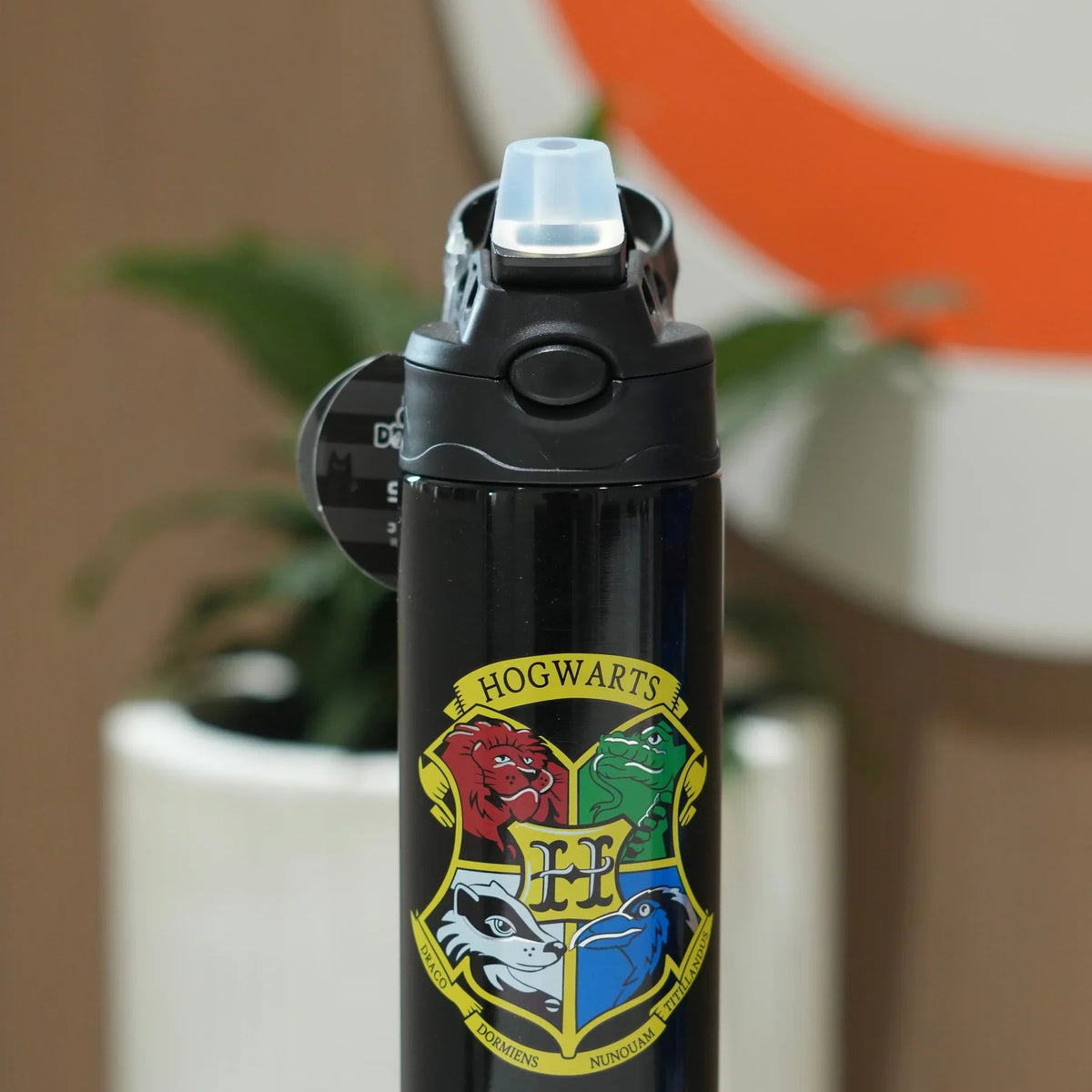 Smiggle Insulated Stainless Steel Flip Drink Water Bottle - 520 ml - Hogwarts Harry Potter