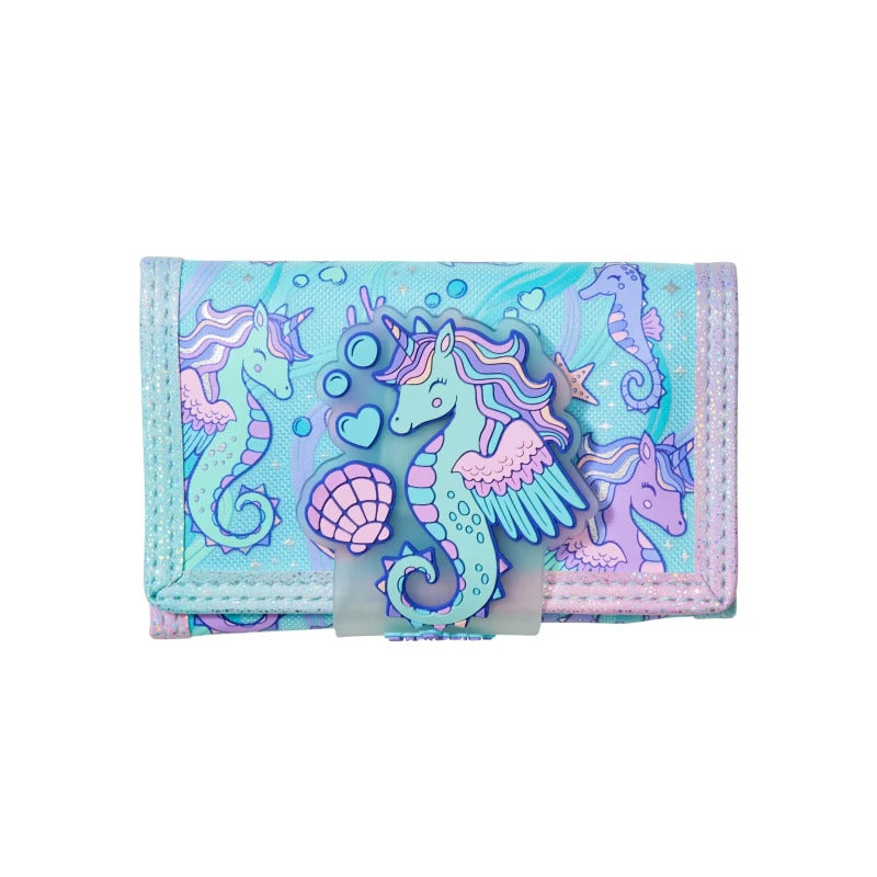 Smiggle Trailblazer Character Wallet - Unicorn Seahorse