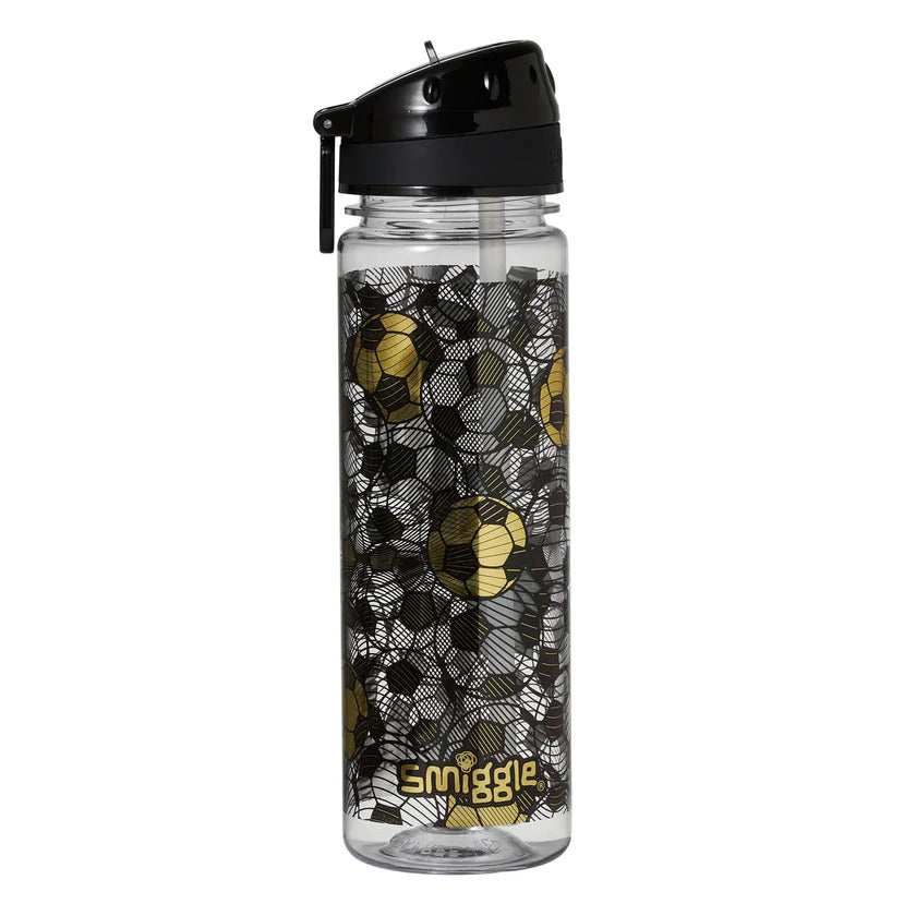 Smiggle Plastic Sipper Water Bottle - BPA Free - 650 ml - Football