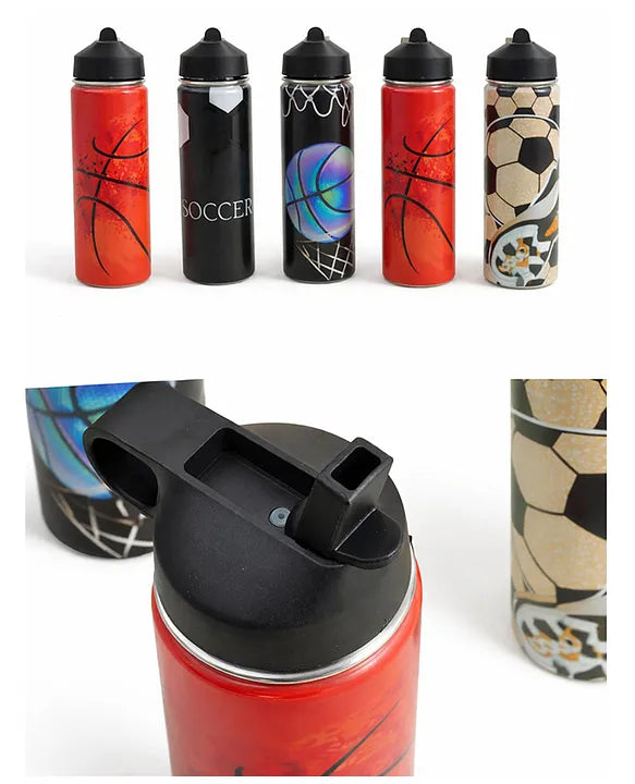 Sports Water Bottle Stainless Steel Insulated - Ball Games