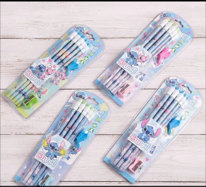 Stitch Animal - Pencil Set of 14