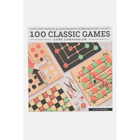 Forever Clever 100 Classic Game Black/White