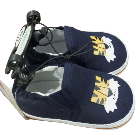 Barefeet SM Casual - Johnnie - Navy - Prewalkers Size 19