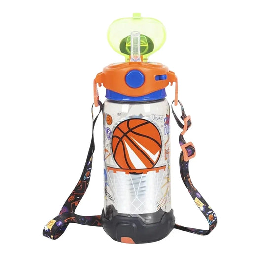 Vest Water Bottle - 650 ml - BPA Free - Basket Ball