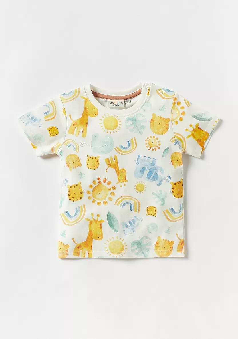 Juniors Graphic T Shirt - Multi Color (Pack of 3) 12-18M Yellow