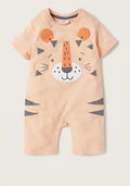 Juniors Orange Romper 6-9 M