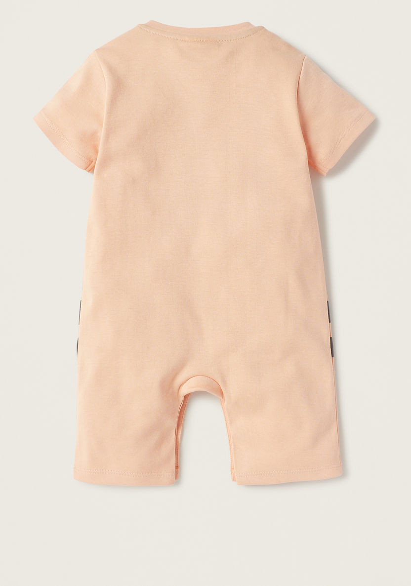 Juniors Orange Romper 6-9 M
