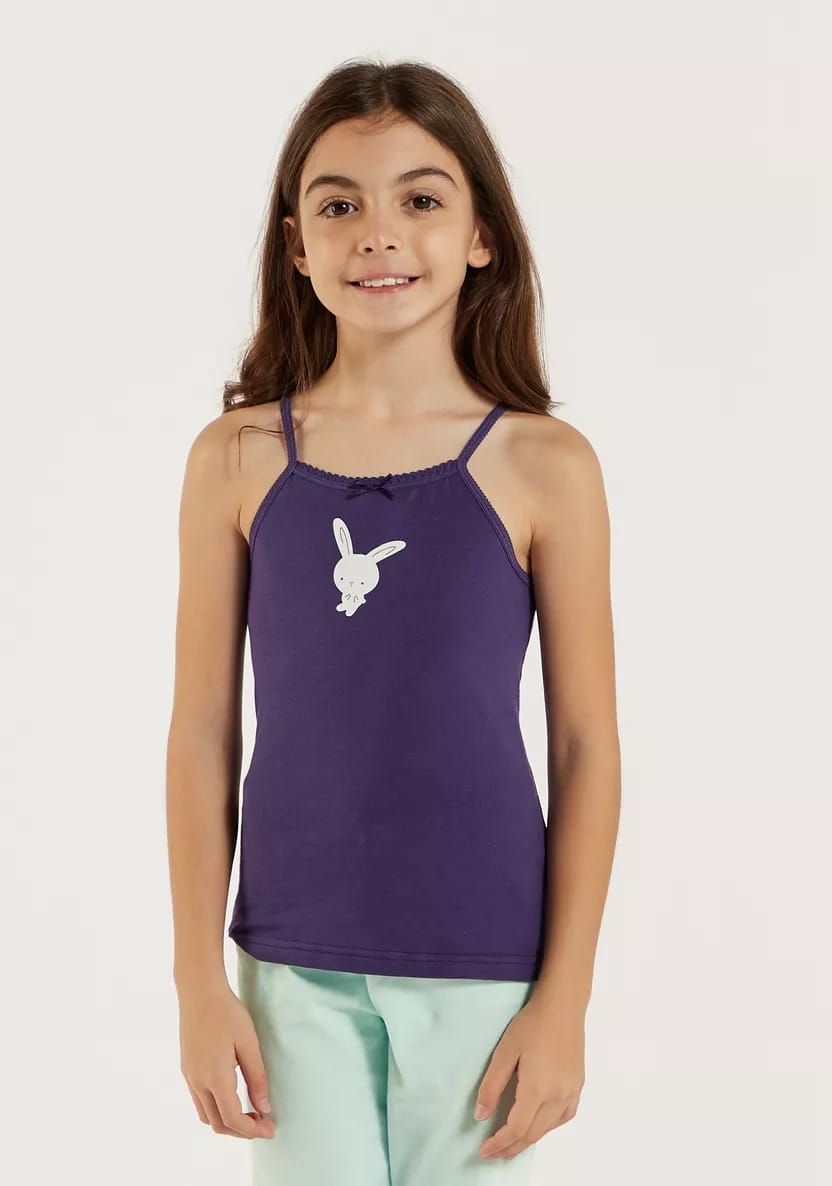 Juniors Girls Vest - Multi Color - Floral - 3PC 2-3 YR