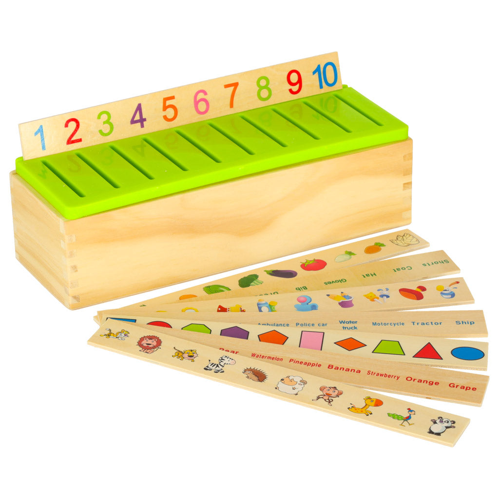 Montessori Sorting Knowledge Classification Box (Wooden)