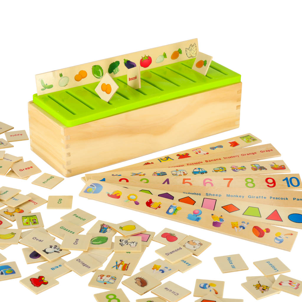 Montessori Sorting Knowledge Classification Box (Wooden)