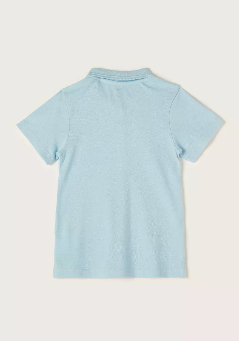 Juniors Solid Short Sleeves Polo T-shirt (6-7 Years)