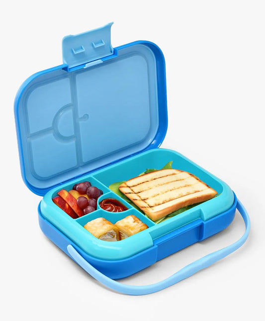 Bonfino Blue Bento Lunch Box - BPA-Free, Leak-Resistant, Microwave & Dishwasher Safe, 765ml