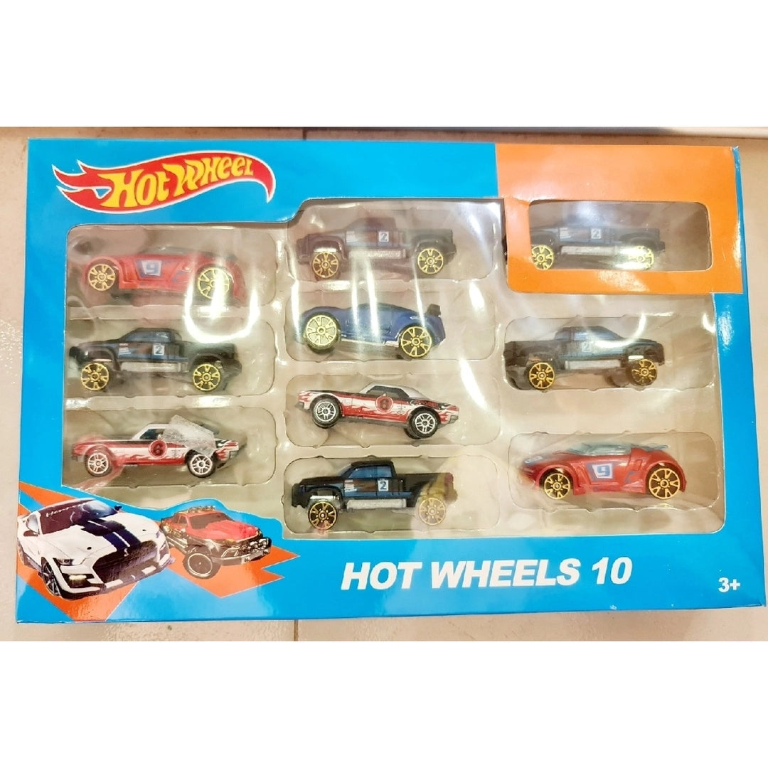 Hot Wheels - Metal Car 10 Piece