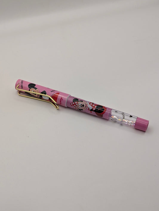 Fountain Ink Pen - Mickey & Minnie Mouse