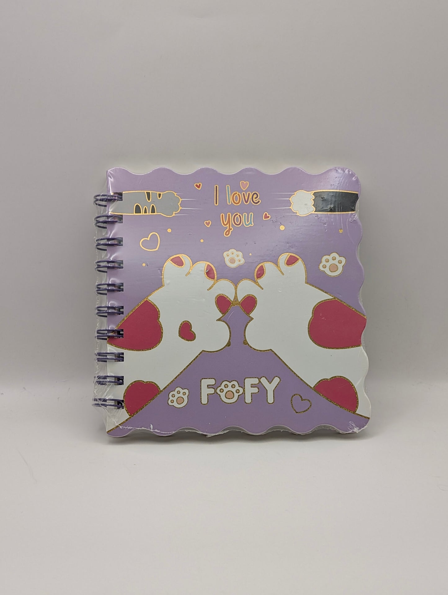 Kawaii Cute Curly Diary - Purple