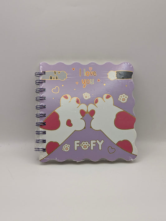 Kawaii Cute Curly Diary - Purple