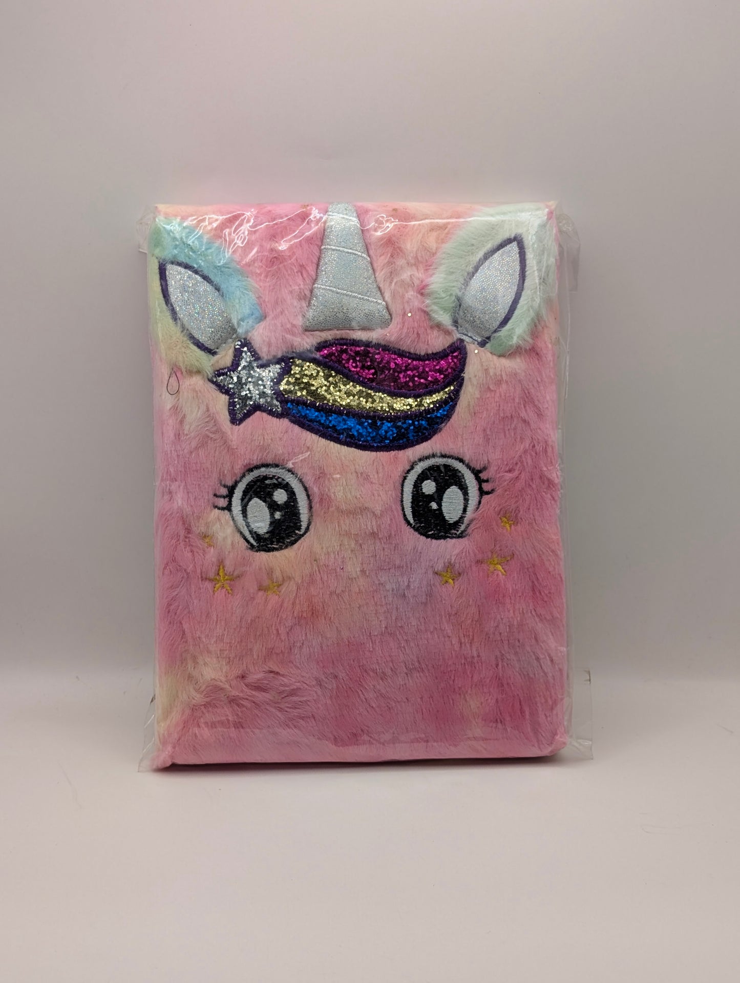 Fluffy Fur Notebook - Unicorn Pink