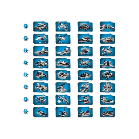 Aircraft Carrier Blocks  (617 Pcs)