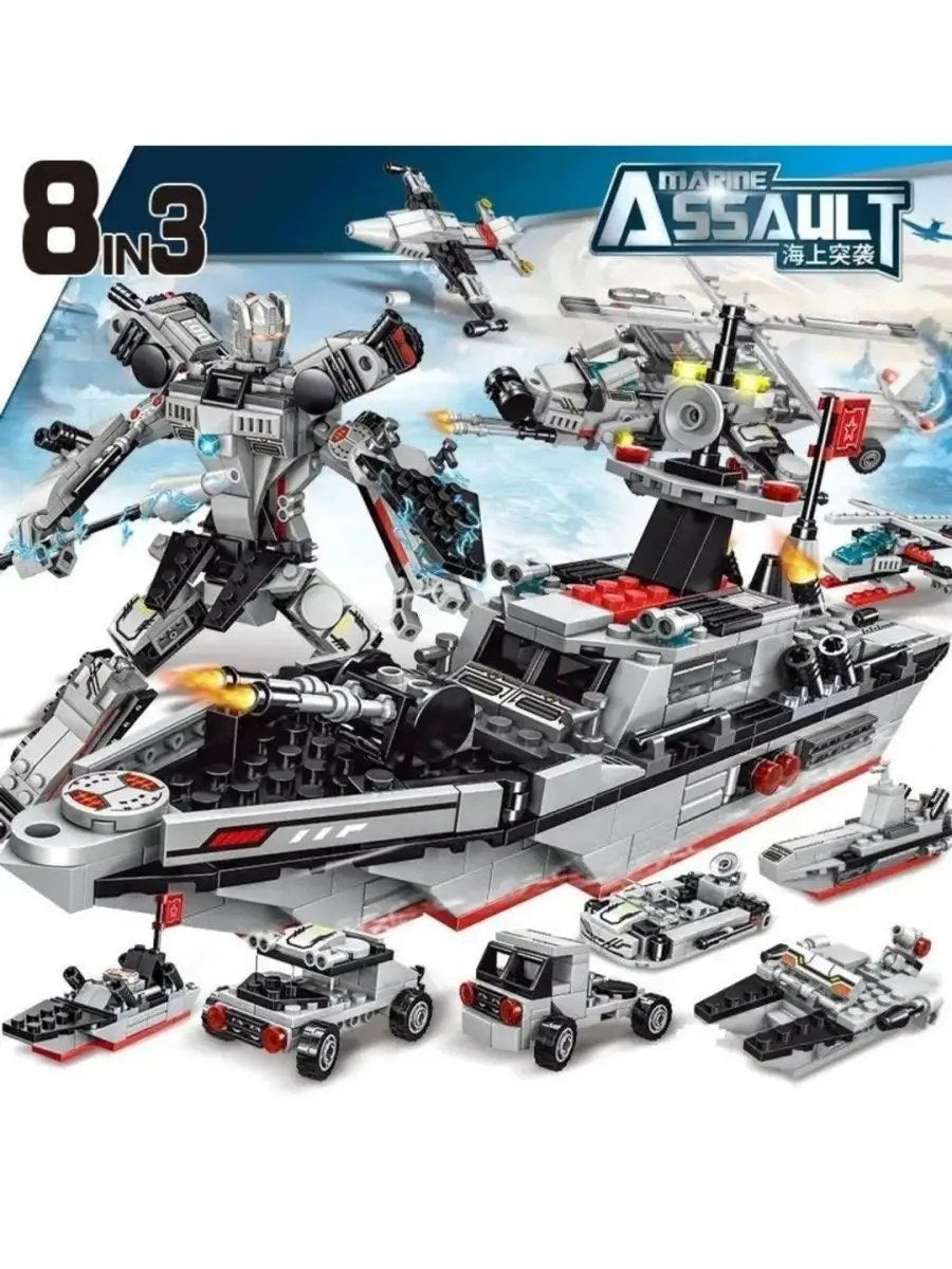 Aircraft Carrier Blocks  (617 Pcs)