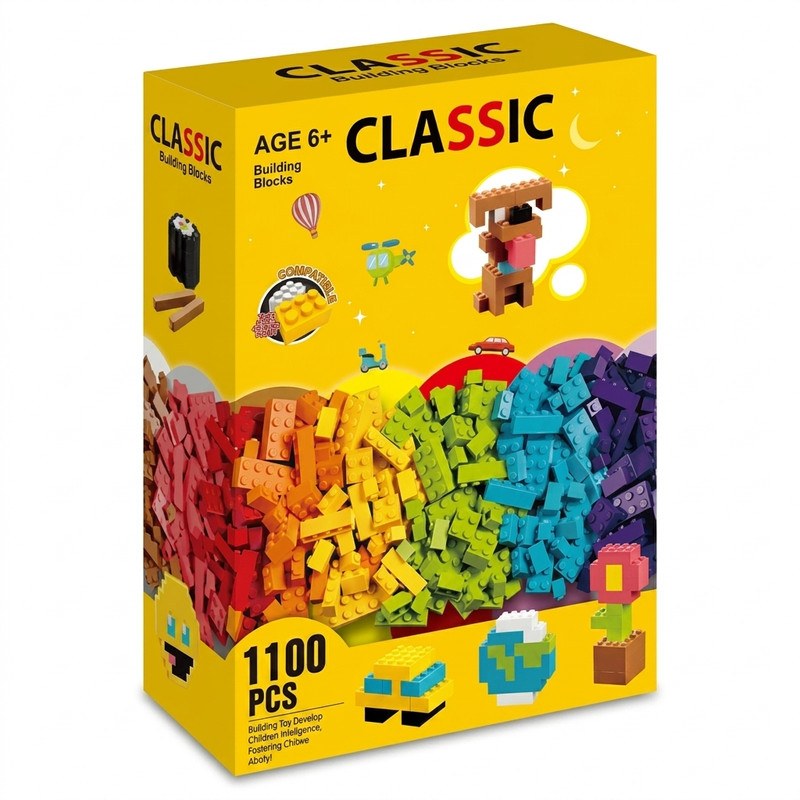 Classic Building Blocks (1100 Pcs)