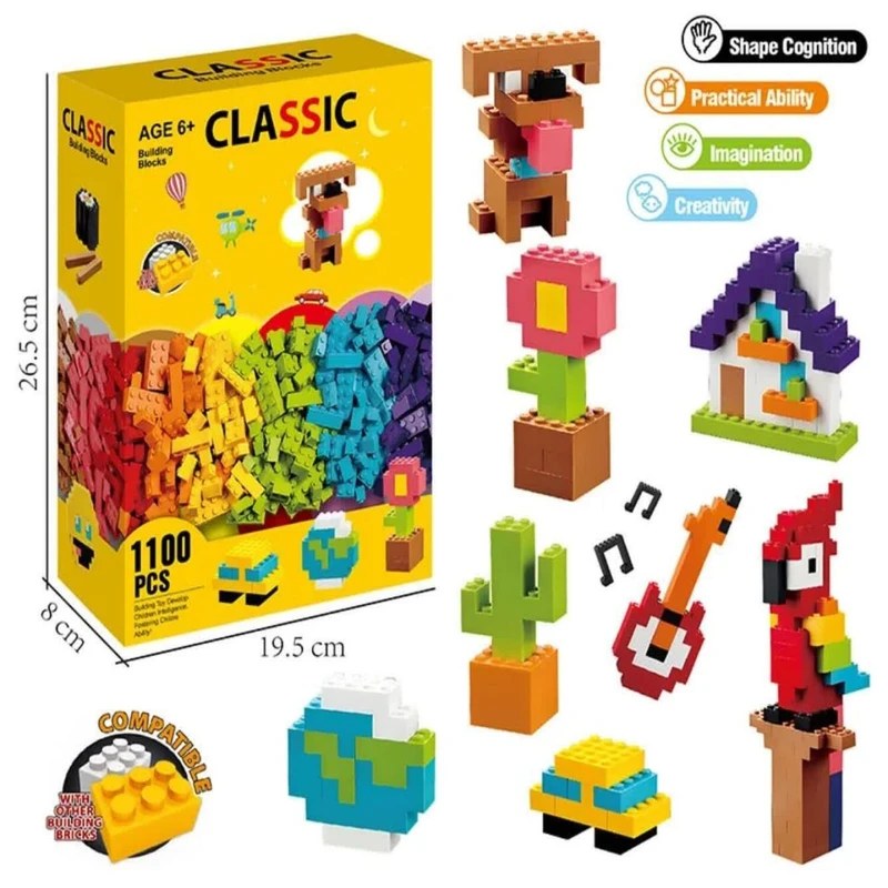 Classic Building Blocks (1100 Pcs)