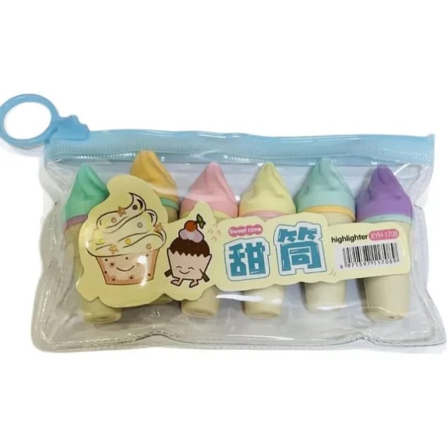 Cone Highlighters (Pack of 6)